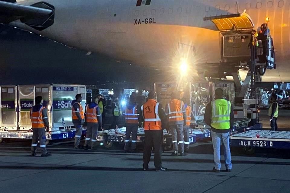 Con este lote se completa la cifra de vacunas pactadas entre los Gobiernos de Biden y AMLO.