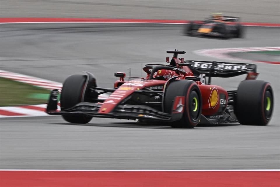 Charles Leclerc quedó fuera en la Q1.