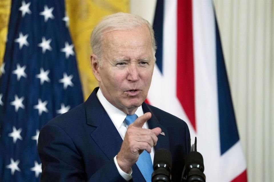 El Presidente Joe Biden habló durante una conferencia en la Casa Blanca, el jueves 8 de junio.