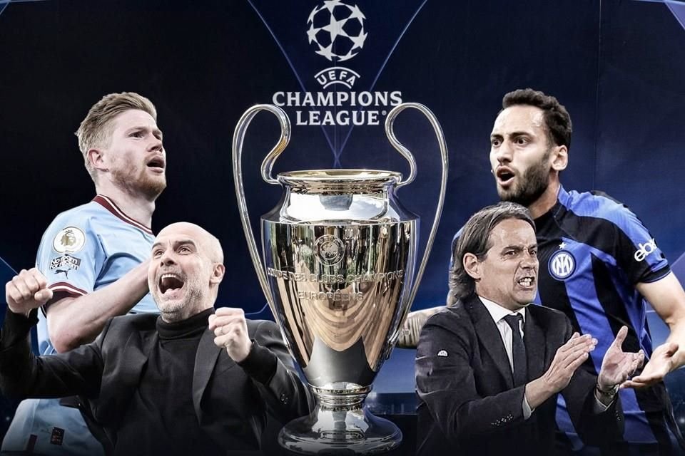 Manchester City e Inter de Milán van por el título de la Champions League.