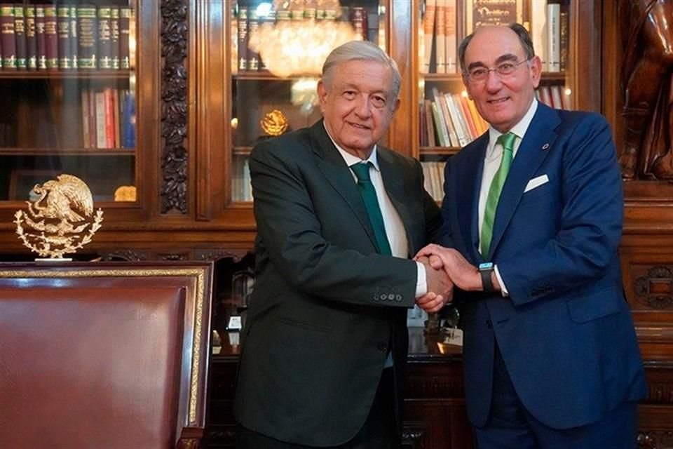 El Presidente de México e Ignacio Galán, líder de Iberdrola.