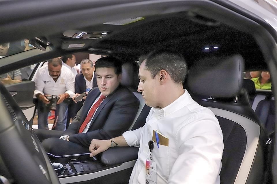 Samuel García, gobernador de Nuevo León, y Luis Donaldo Colosio, alcalde Monterrey.