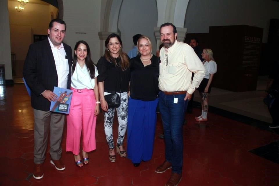 José Roberto Escamilla,  Claudia Muñiz, Alejandra Treviño, Kagua Treviño Barahona y Hugo Vázquez