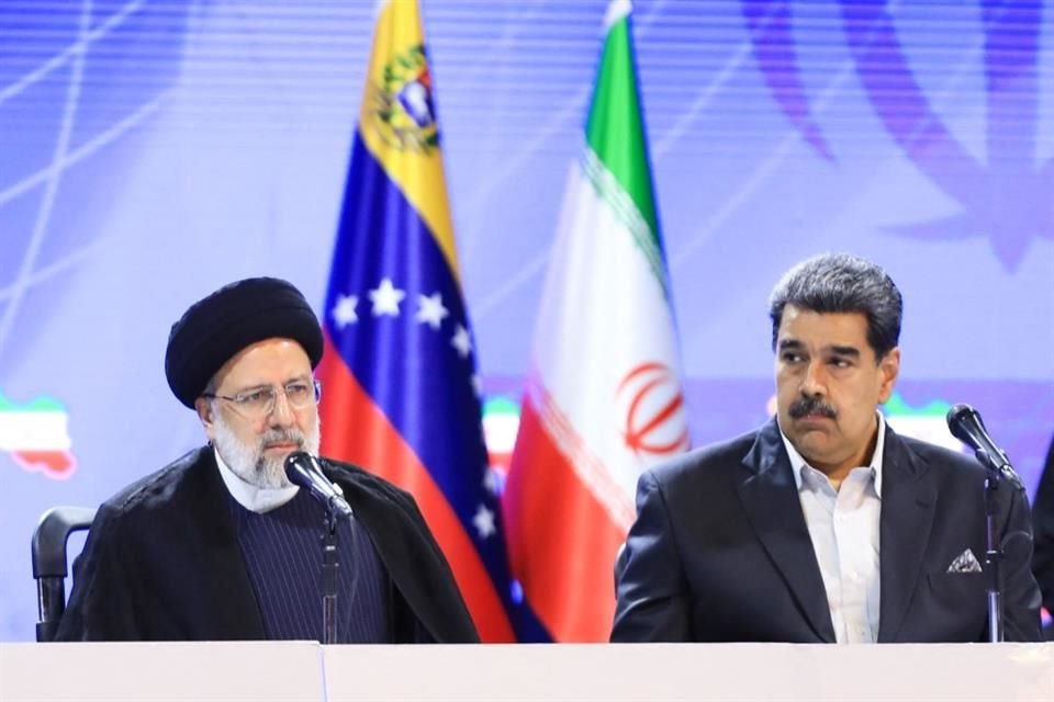 El Presidente de Irán, Ebrahim Raisi, se reunió con su homólogo venezolano, Nicolás Maduro, durante una gira por América Latina.