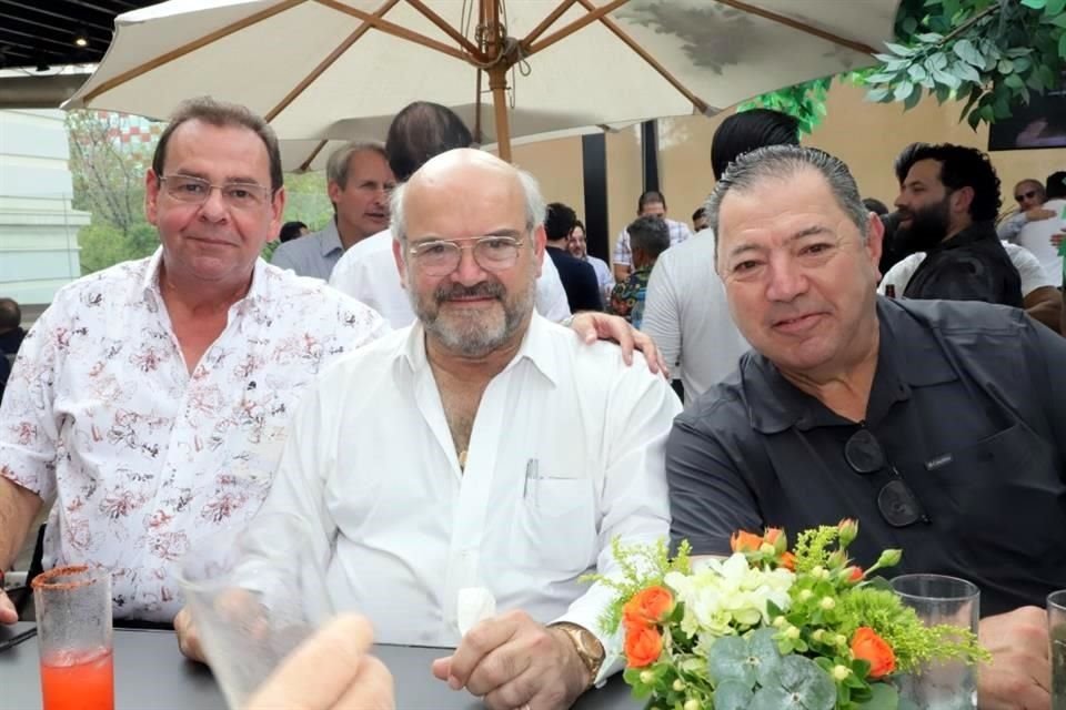 Javier Martínez, Gabriel Jadra y Héctor González