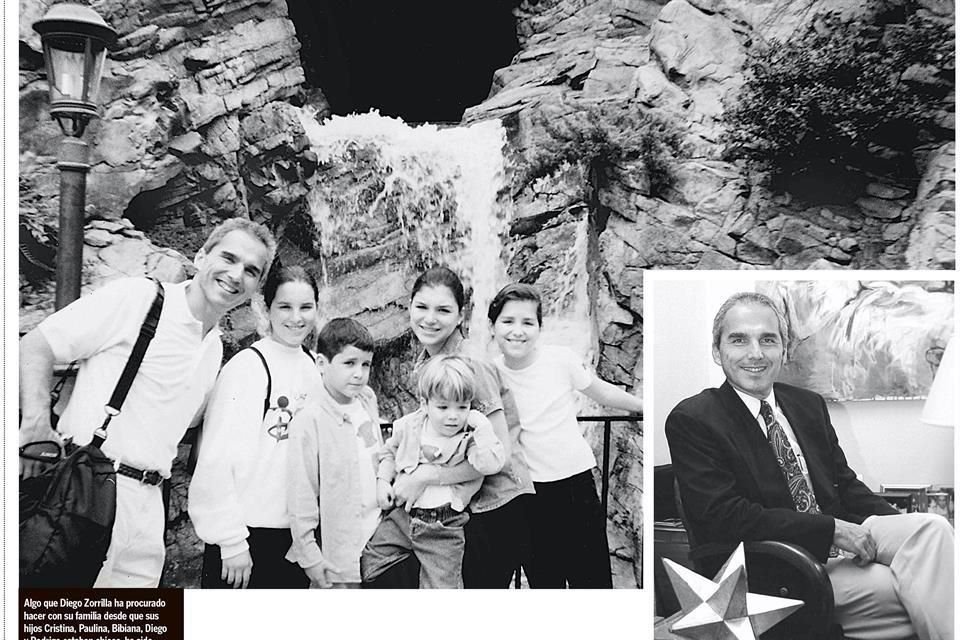JUNIO DEL 2000. Diego Zorrilla con sus hijos