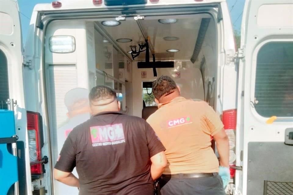 Fue la tarde de ayer lunes cuando se solicitaba el auxilio de paramédicos para atender a la mujer.