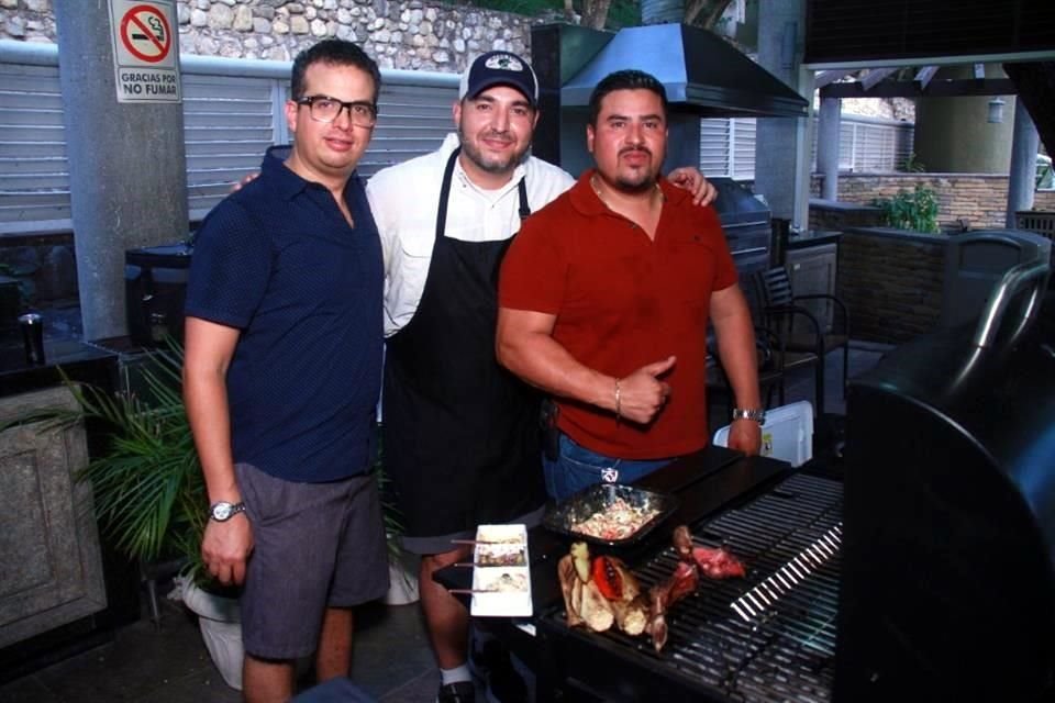 Ignacio Ramírez, Armando Cárdenas y Francisco Pérez