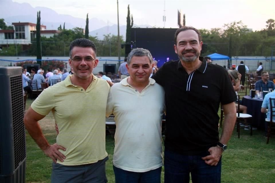 Francisco Javier Arizpe Rodríguez, Alfredo Argüelles y Alberto Tamez Garza