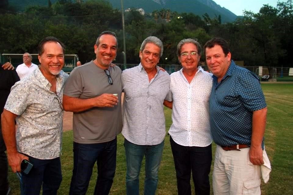 Alfredo García, Virgilio Guerra Zambrano,  Ovidio Garza Polina,  Luis Meléndez Oceguera y Cheché Martínez