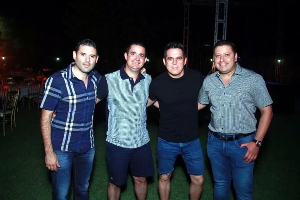 Jaime Villarreal, Alex Flores, Ricardo Bassol y Raymundo Tanguma