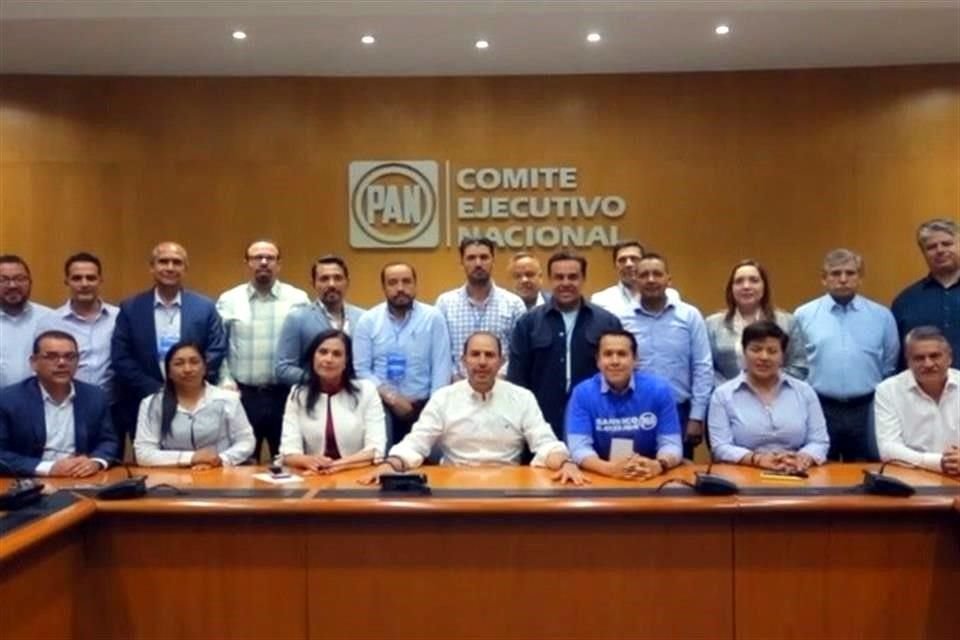 El Dirigente nacional del PAN, Marko Cortés, exige al Gobernador Samuel García que entregue los recursos municipales a los ayuntamientos.