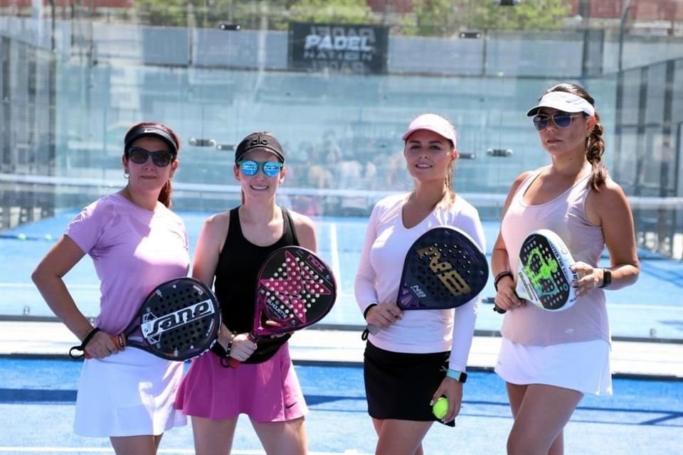 Conchis Dávila, Lizeth Velázquez, Mariana González y Ericka Bonilla