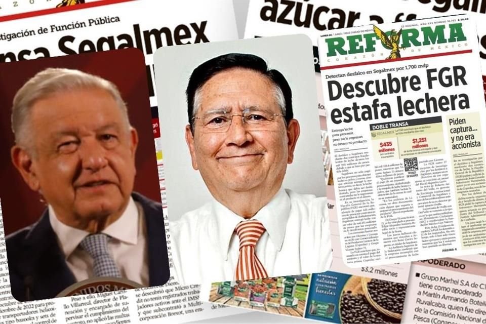 En caso Segalmex hay desvíos por 9,500 mdp, 100 denuncias en FGR y AMLO dice que Ignacio Ovalle, ex titular del organismo, fue engañado.