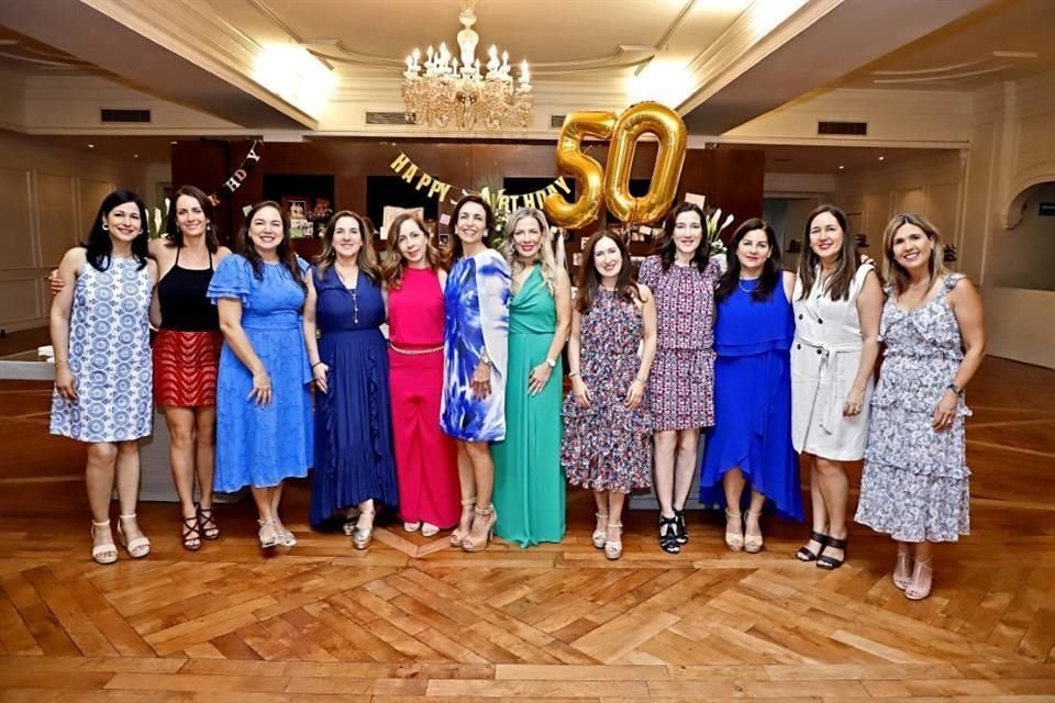 Annie Cantú, Elsa Sada, Alicia Páez, Cecy Boughton, Cristina Charles, LA FESTEJADA, Eloísa Villarreal, Tania Assad, Marcela Cavazos, Martha Torres, Nilda Treviño y Ana Crsitina Garza