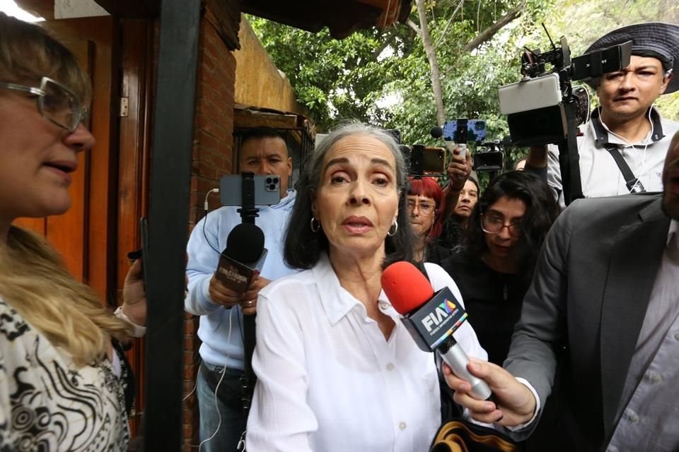 Delia Beatriz De la Cruz Delgado, mejor conocida como Macaria, acudió a la misa en memoria de Talina Fernández.