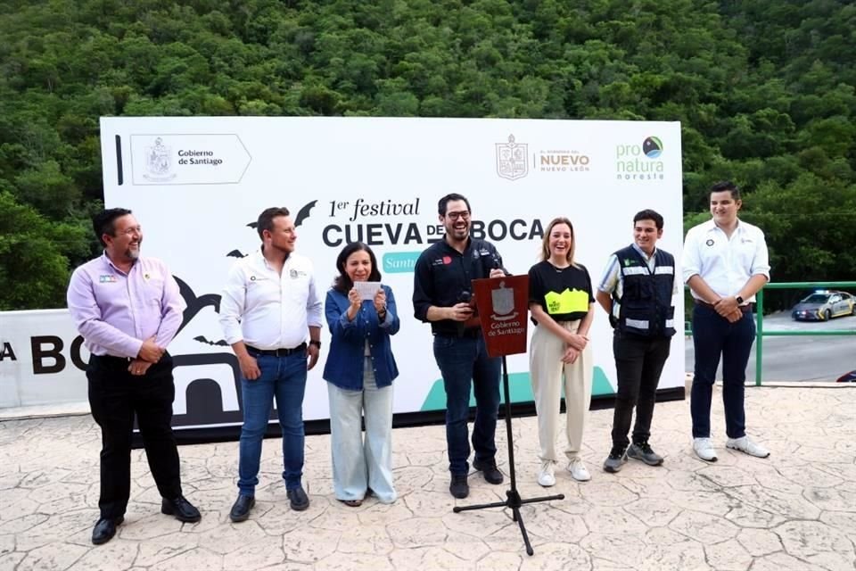 El Gobierno estatal y el Municipio de Santiago anunciaron el Festival Cueva La Boca, para conservación de murciélagos.
