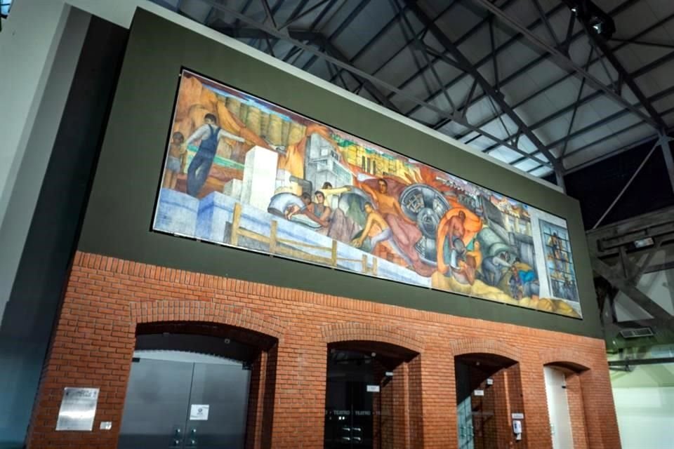 Aunque el mural lleva 23 años en la nave del Parque Fundidora, las actividades se realizan rumbo al aniversario 25 de su exhibición.