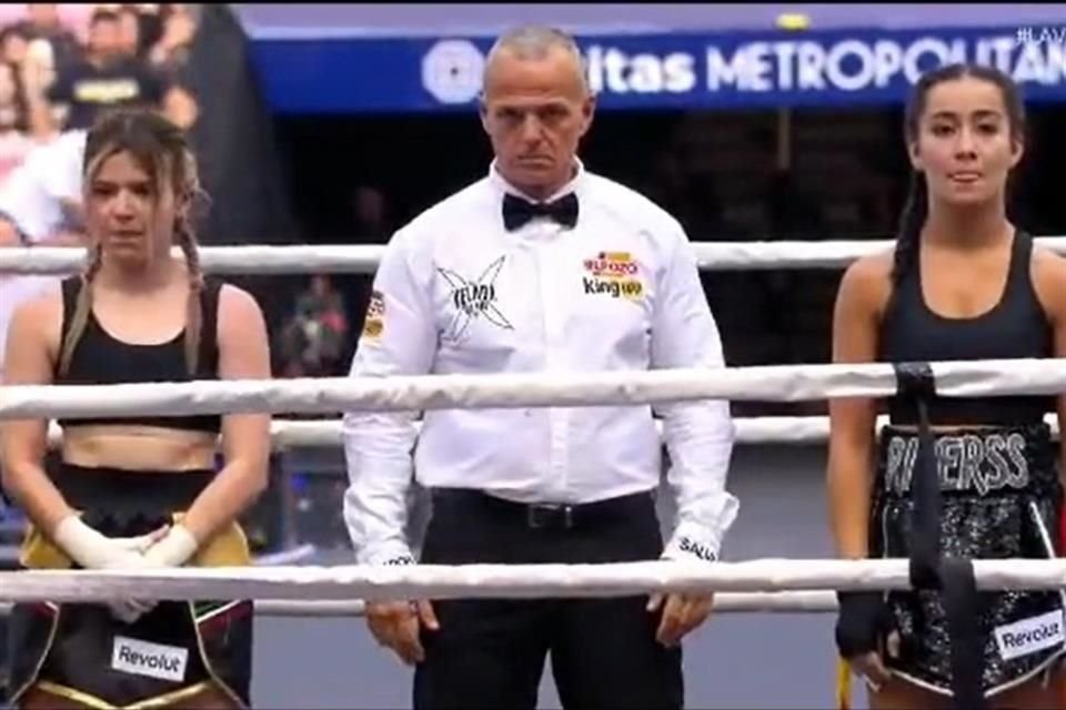 En los que para muchos fue una injusticia en el ring, la mexicana Samy Rivers (izq.) perdió por decisión dividida ante la española Marina Rivers