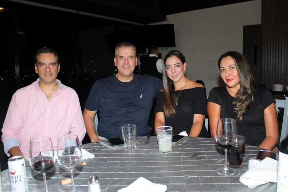 Juan Carlos Madrigal, Rafael Montemayor, Karla Parra y Anabel Hernández