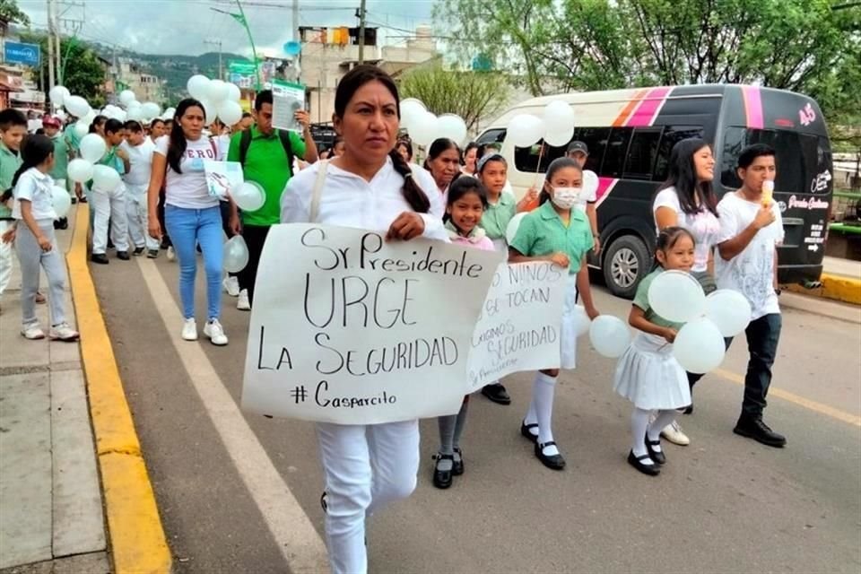 Gaspar Villalba, de 7 años, murió el pasado miércoles en un Hospital en Chilpancingo tras recibir un disparo en la cabeza durante un ataque en el transporte público.