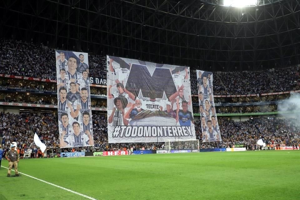 Con las nuevas luces led, el Estadio Monterrey lucirá más.