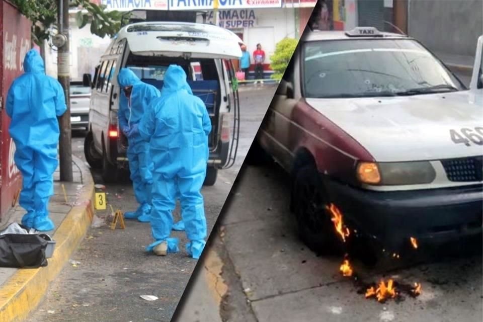 Al menos cinco taxistas fueron asesinados y cinco resultaron heridos durante nueve ataques desatados en Tixtla y Chilpancingo, Guerrero.