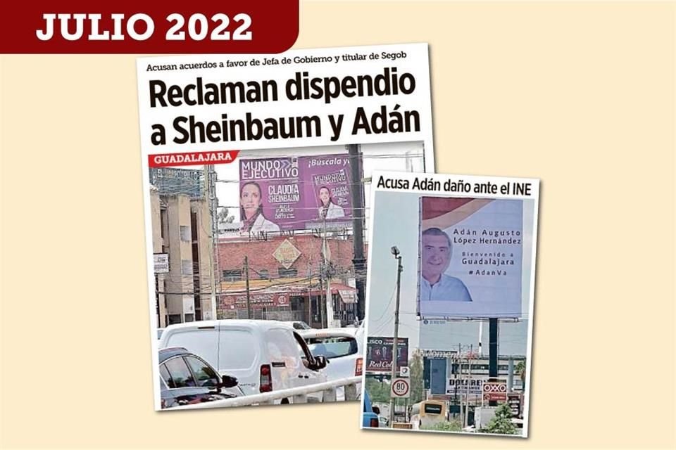 Desde julio del año pasado, el equipo de Ebrard reclamó a Mario Delgado el dispendio y gasto sin control de bardas y espectaculares, y había pedido garantizar piso parejo.