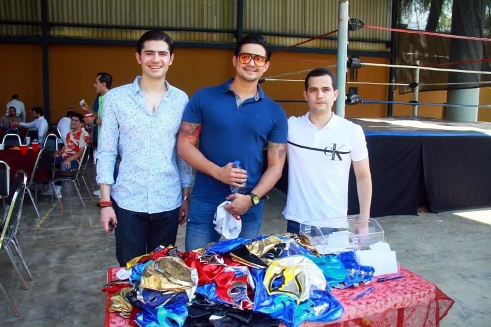 Pablo Cuevas, Jorge Ramírez y Rafael Barbosa