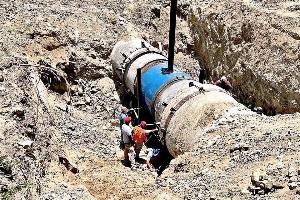 Una avería en el acueducto de Cerro Prieto, que ya fue reparada por AyD, provocó cortes de agua desde la semana pasada.