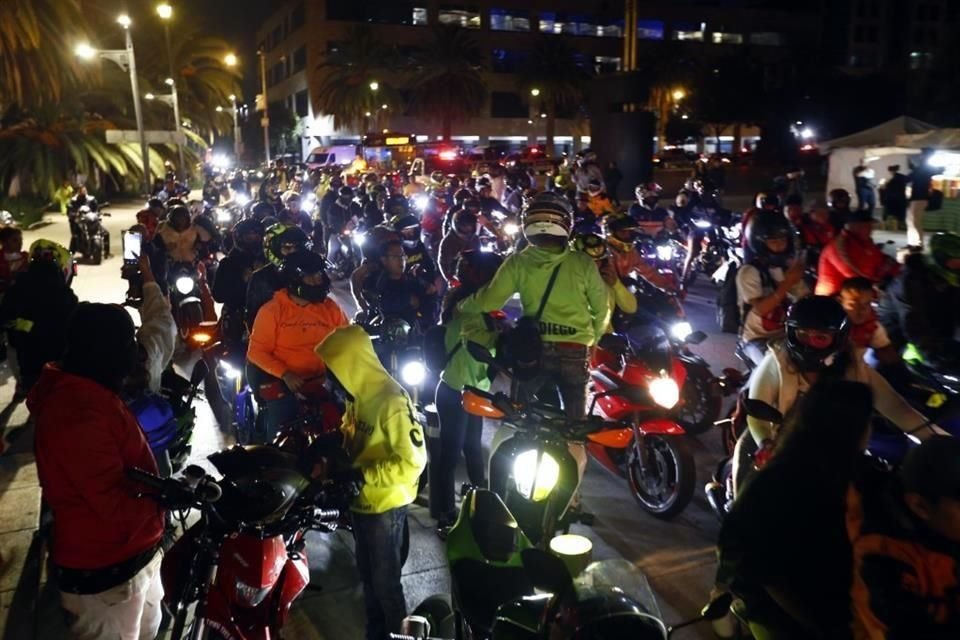 Luego de la reunión, los motociclistas se dispersaron.