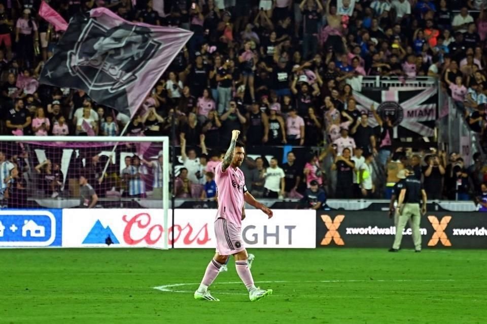 De hecho le anularon un gol al Inter Miami tras pase del argentino. Hubo fuera de lugar.