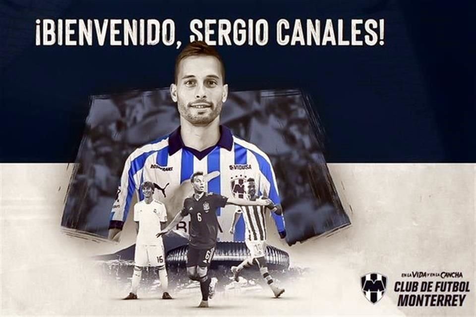 Rayados hizo oficial la contratación del mediocampista y seleccionado español Sergio Canales.