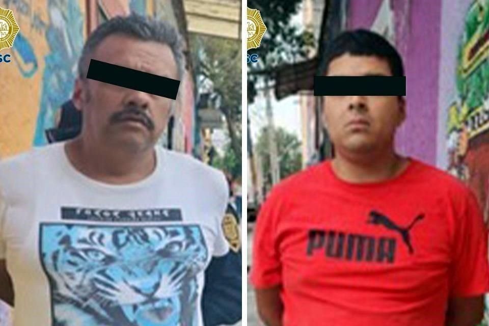 Los dos hombres fueron detectados por agentes de la SSC que notaron una actitud sospechosa.