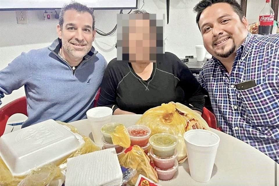 El líder estatal del Partido Verde, Édgar Salvatierra (izq.), publicó fotos con Amadeo Torres, a quien reconoce como coordinador.