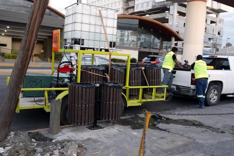 Como parte del programa 'Revive el Centro', los botes son colocados en diversos puntos del Primer Cuadro de la Ciudad.<br>