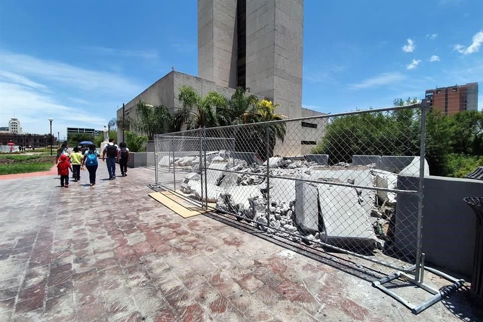 Las obras se realizan en el corredor peatonal ubicado en la calle Zuazua, entre Matamoros y Juan Ignacio Ramón.<br>