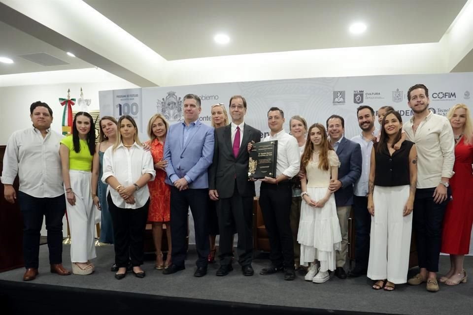 Agustín Basave Benítez, ex diputado federal por Nuevo León e hijo de Fernández del Valle, expuso una conferencia magistral para hablar la obra y vida de su padre. 