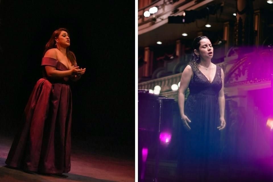 La mezzosoprano Rosa Muñoz y la soprano Ana Rosalía Ramos participan en la gala  Resonancias: '200 años de Ópera Mexicana'.