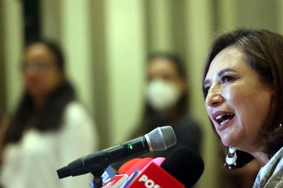 Xóchitl Gálvez, aspirante presidencial por el Frente Amplio por México.