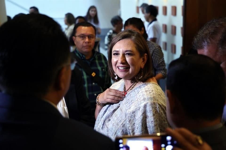 La aspirante presidencial del Frente Amplio por México, Xóchitl Gálvez.