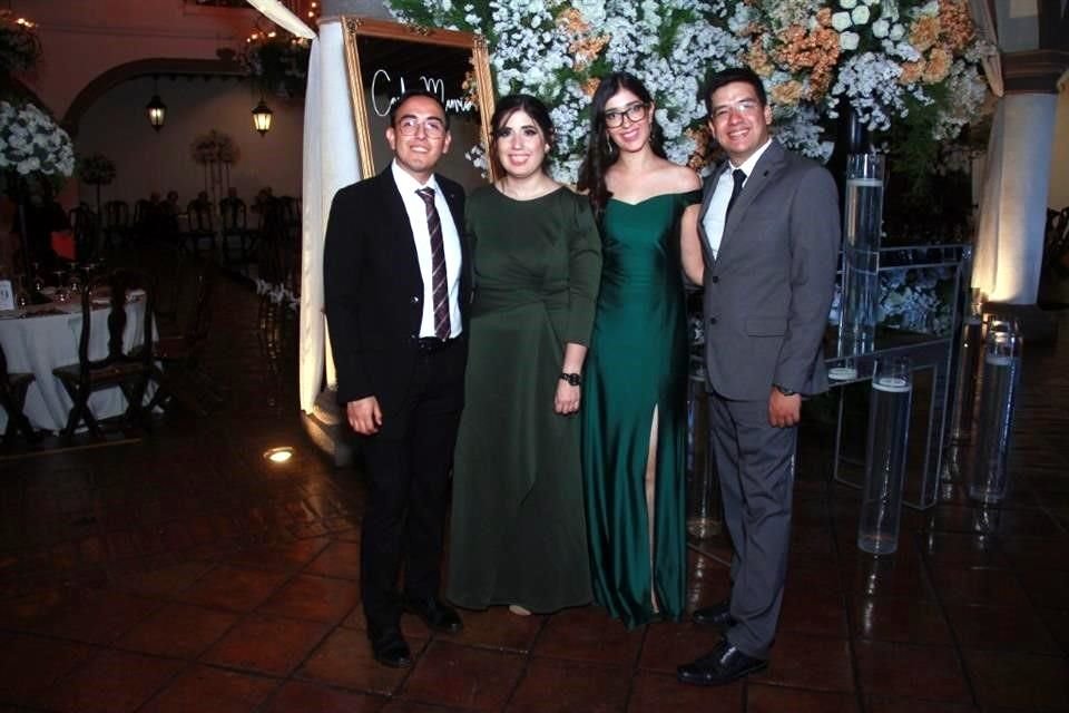 Edgar Fuantos, Lucía Jiménez, Pilar Rojas e Iván García