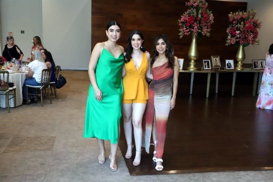 Natalia Orendain, Alma Martínez y Gabriela Vargas