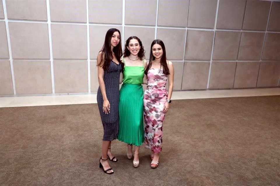 Natalia Aguilar, Marlene Calderón y Jacky Calderón