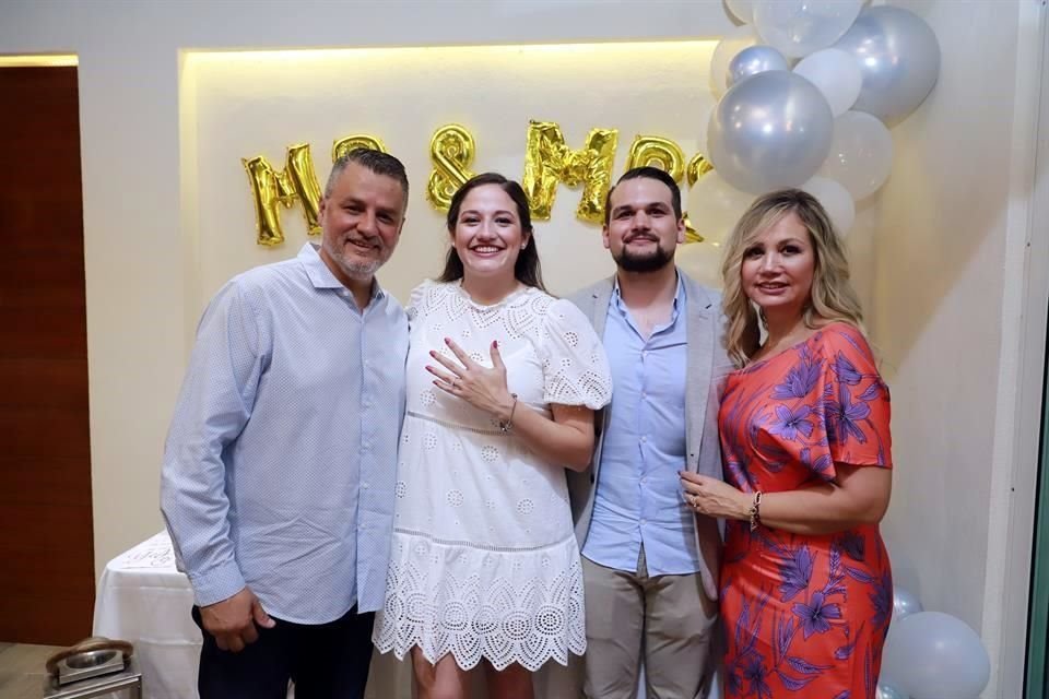 Juan Carlos Gómez, Janine Dean Gómez Montemayor, Pedro Pablo Ramírez Ayala y Mayra Montemayor