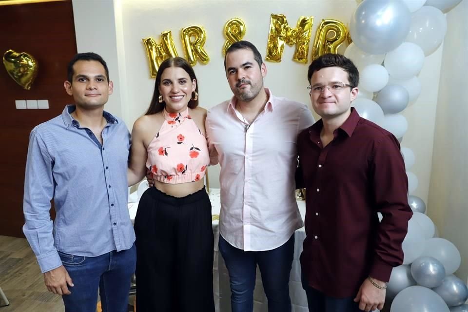 José Javier Ramírez Ayala, Belem Piñón, Rino Ramírez y David Ramírez