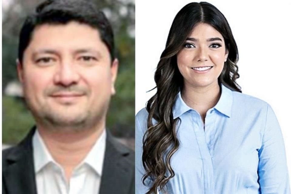 Oscar Flores, de Movimiento Ciudadano; y Cecilia Robledo, del PAN, buscan ocupar la curul vacante en el Congreso de NL.