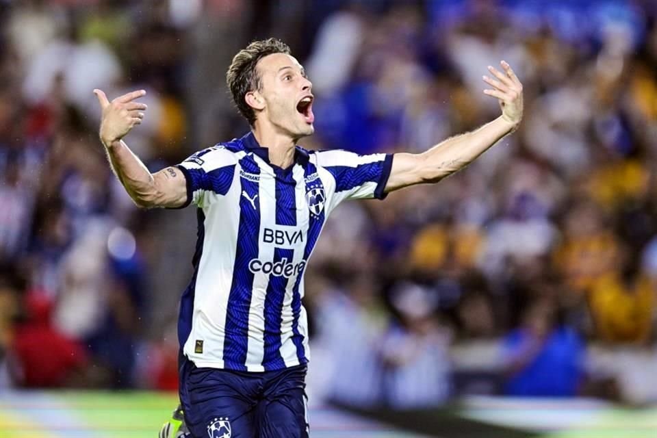 Sergio Canales marcó el gol 4 mil de Rayados en torneos oficiales.