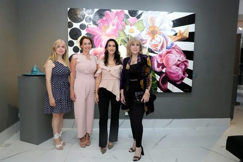 Juany Cavazos, Manola Gutiérrez, Sonia Amelia Saldaña y Dora María Maldonado
