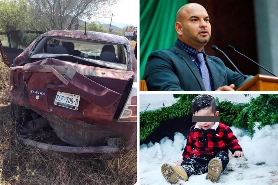 José Luis Santos, Alcalde de Lampazos, es acusado de provocar el accidente en Carretera a Colombia, en Salinas Victoria.